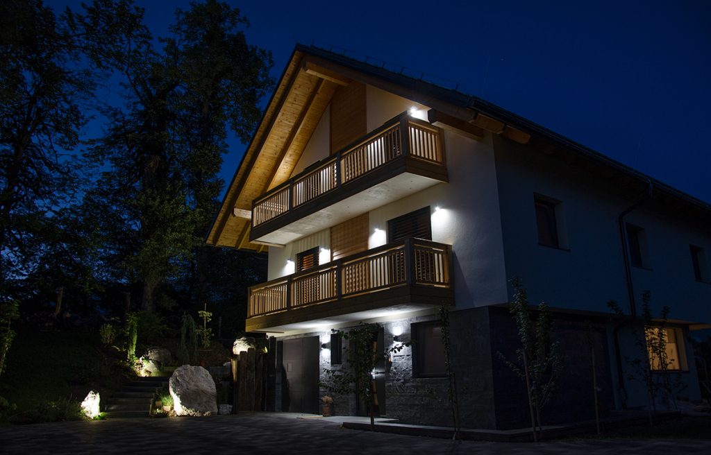 Our house by night