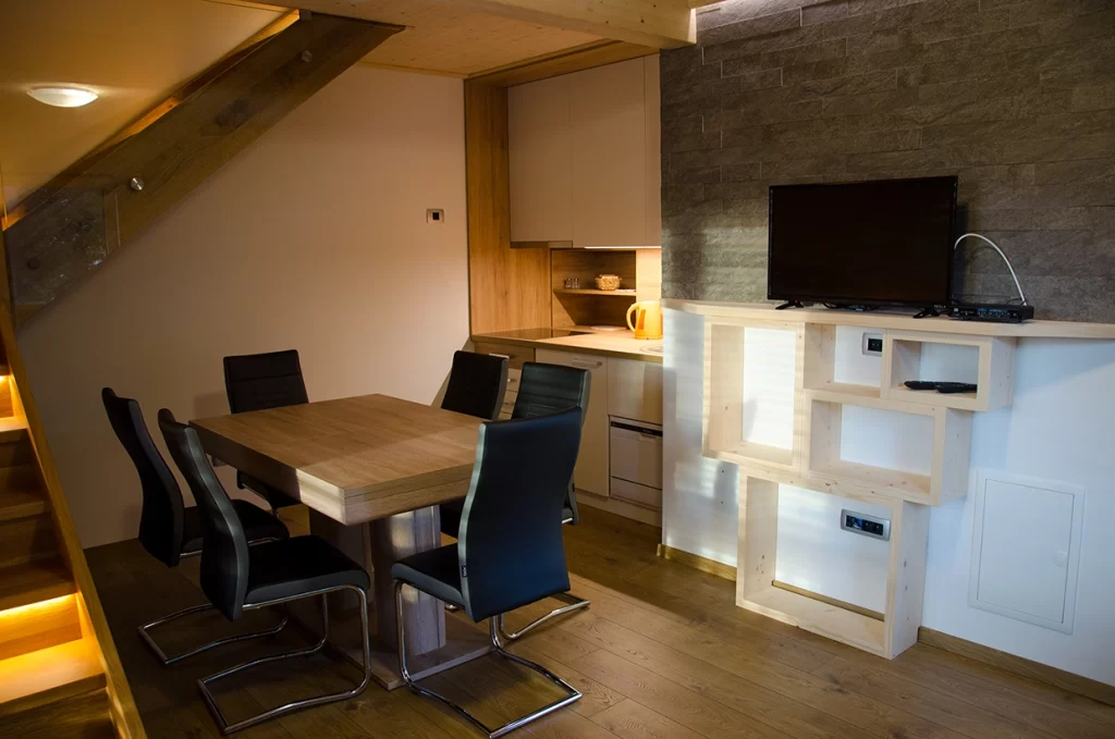 Apartment Stol living room and kitchen